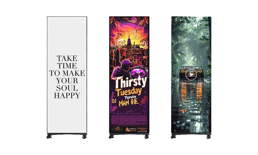 Non-Folding LED Posters