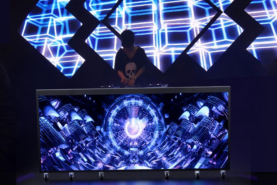 LED Video DJ Booth - Foldable