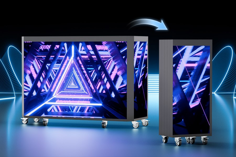LED Video DJ Booth - Foldable