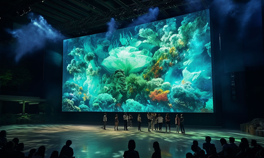 P3.9 16ft x 9ft LED Indoor Video Wall