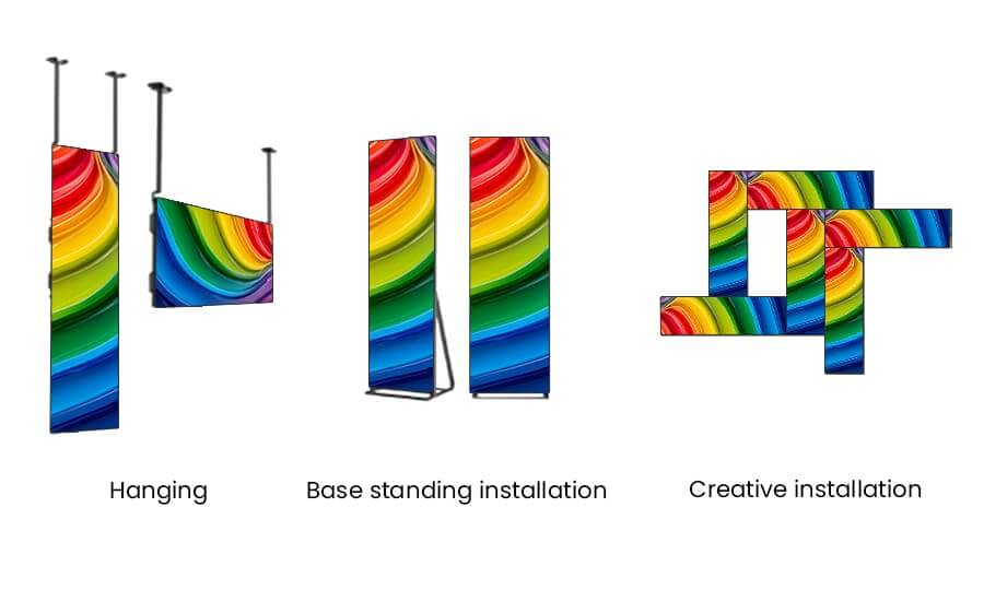 Non-Folding LED Posters
