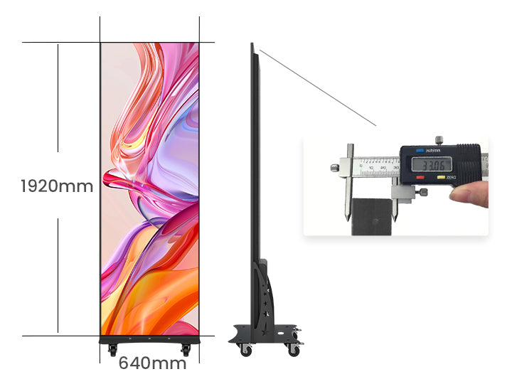 Non-Folding LED Posters