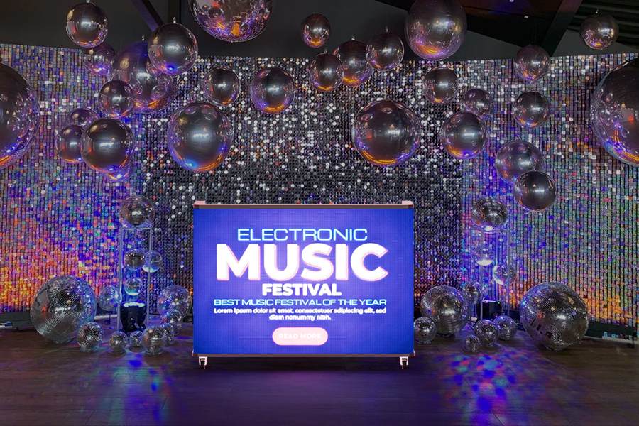 P2.5 LED Curved DJ Booth