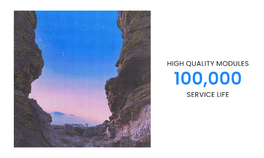 P2.6 10ft x 6.5ft LED Indoor Video Wall