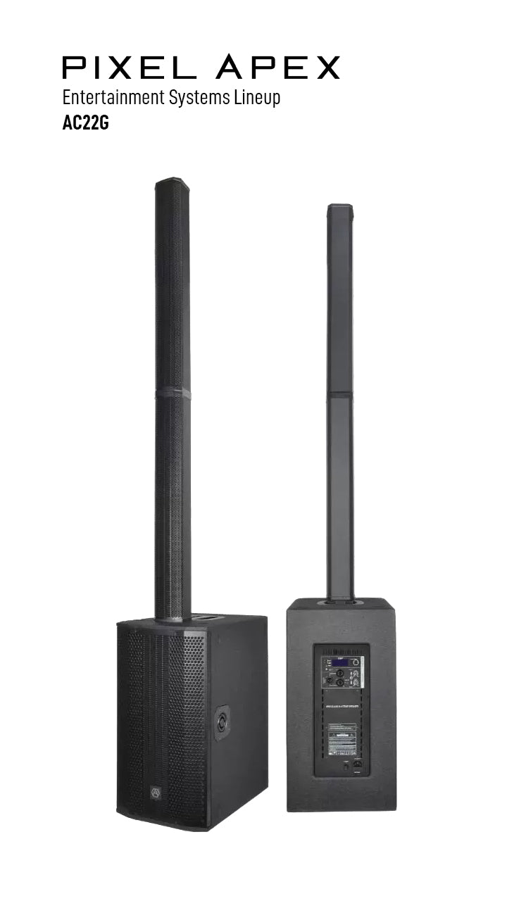 Pixel Apex Column Array Audio System — AC22G Series