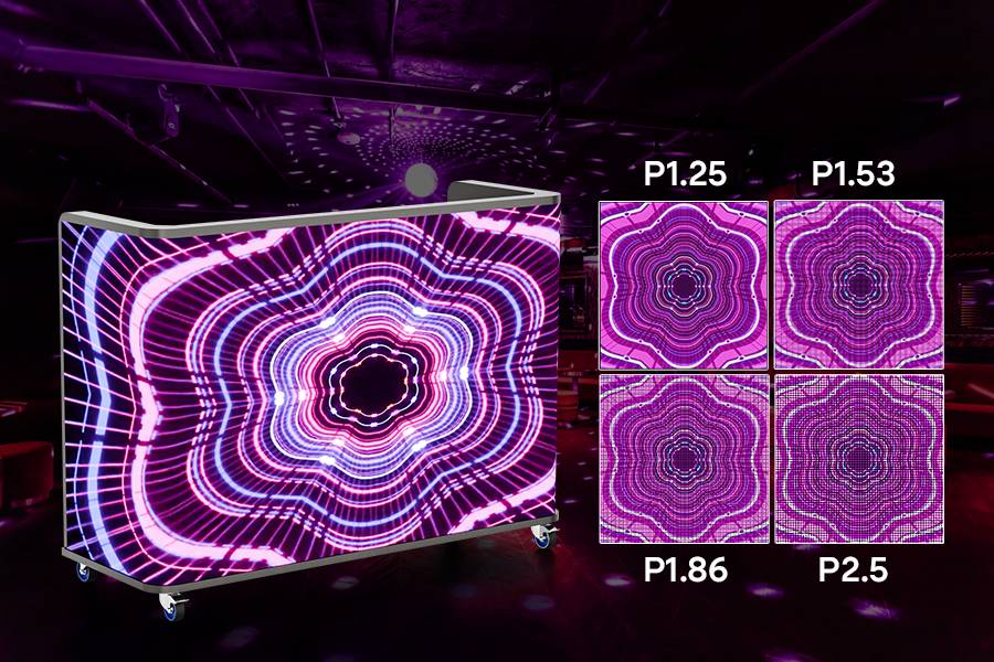 P2.5 LED Curved DJ Booth