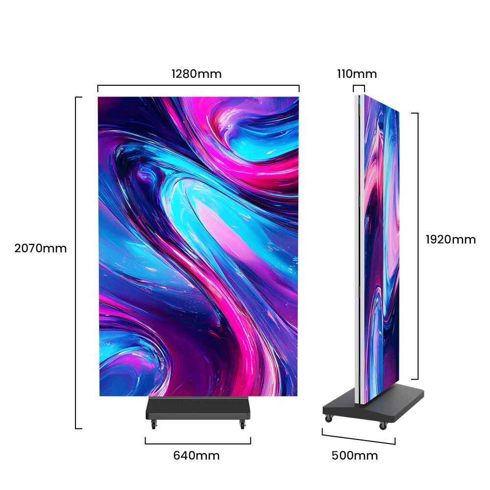 P2.5 Tri-Fold LED Poster