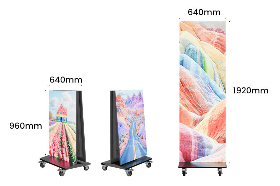P2.5 Folding LED Poster