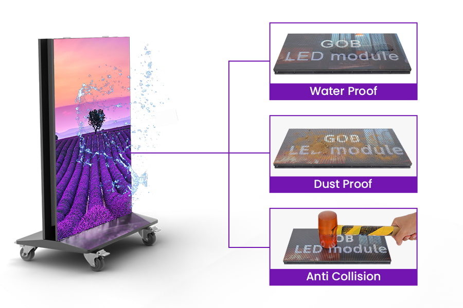P2.5 Folding LED Poster